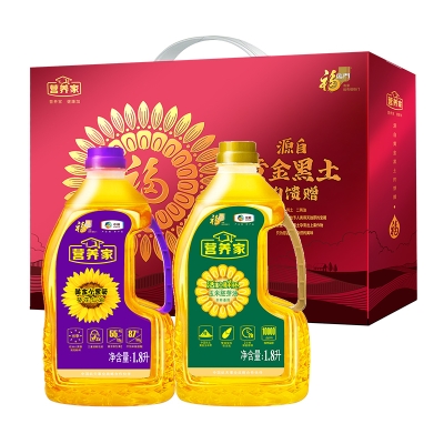 福临门营养家食用油礼盒1.8L