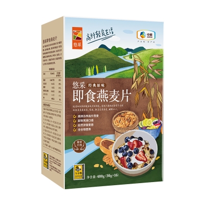 悠采即食燕麦片480g