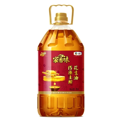 福临门家香味传承土榨花生油5L