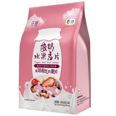 纤婉酸奶味水果麦片400g