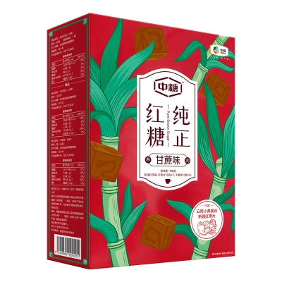 中糖纯正红糖168g                