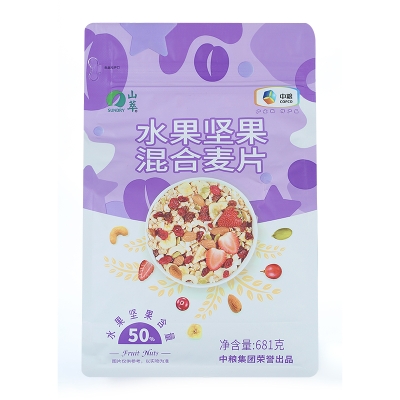 山萃50%水果坚果混合麦片681g