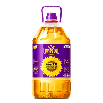 福临门营养家黄金小黑葵葵花仁油5L