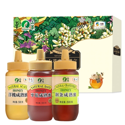 山萃蜜语甜言成熟蜜礼盒1500g