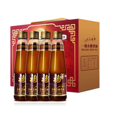 福临门一级小磨香油礼盒250ml